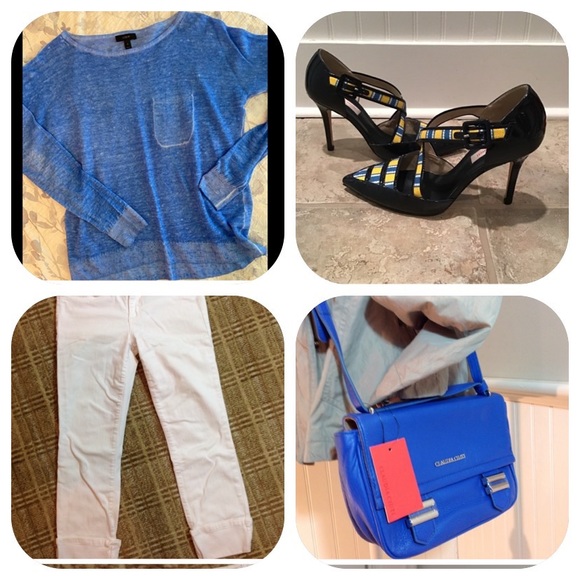 Laura Bailey for LK Bennett Patent/Canvas Pump 8.5 - Picture 13 of 13